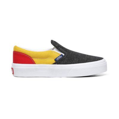 Vans Coastal Classic Slip-On - Çocuk Slip-On Ayakkabı (Siyah)